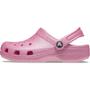 Imagem de Sandália crocs classic clog glitter T pink tweed glitter