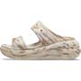 Imagem de Sandália crocs classic crush plataform marbled sandal bone/multi