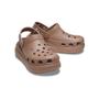 Imagem de Sandália crocs classic crush platform clog latte