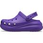 Imagem de Sandália crocs classic crush platform clog neon purple