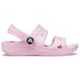 Imagem de Sandália crocs classic glitter sandal infantil flamingo