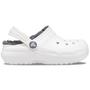 Imagem de Sandália crocs classic lined k white/grey