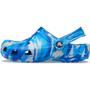 Imagem de Sandália crocs classic marbled clog juvenil blue bolt/multi