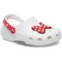 Imagem de Sandália crocs disney minnie mouse classic clog k white/red