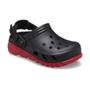 Imagem de Sandália crocs duet max ii clog t black/varsity red