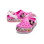 Imagem de Sandália crocs fun lab minnie mouse band clog infanto juvenil electric pink