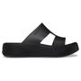 Imagem de Sandália crocs getaway platform h-strap black