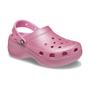 Imagem de Sandália crocs plataform glitter clog  pink tweed