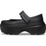 Imagem de Sandália crocs stomp mary jane black/black