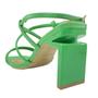 Imagem de Sandália Di Valentini Tiras Salto Kattie - Verde