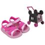 Imagem de Sandália Disney Baby Car Grendene 23079-BH441 Rosa/Rosa