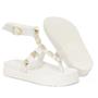 Imagem de Sandália Fashion Feminina com Fivela Ajustável Ecológico Desfile com Estilo Branco