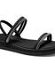 Imagem de Sandália Feminina Dakota Anabela Flatform Brilho Y6963 Preto