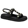 Imagem de Sandália Feminina Dakota Flatform Salto Baixo Conforto Y7832 - Feminino