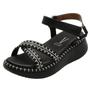 Imagem de Sandalia Feminina Flatform Casual Conforto Anabela Vizzano