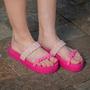 Imagem de Sandalia Feminina Flatform Papete Plataforma Estilosa Leve Casual - 901 GG