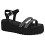 Imagem de Sandália Feminina Flatform Preto Grafite Ramarim 2445205-0008