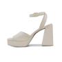 Imagem de Sandália Feminina Giulia Domna Meia Pata Off White - 786.13