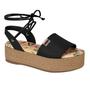 Imagem de Sandália Feminina Moleca 5431.820Tira Amarração Plataforma Flatform - Original