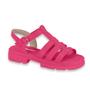 Imagem de Sandalia feminina moleca napa turim pink gloss ref: 5475.102