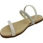 Imagem de Sandália Feminina Papete Casual Básica Dia a Dia Passeio Trabalho com Strass Conforto Beira Rio 8507.103