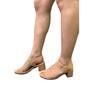 Imagem de Sandalia feminina salto medio bloco facil calce ultraconforto -modare 7187.100