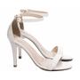 Imagem de Sandália Feminina Verniz Off White TORRICELLA - 7060B