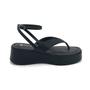 Imagem de Sandalia Feminina Via Uno 849013 Salto Flatform Fivela Confortavel 