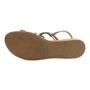 Imagem de Sandalia Feminino Picadilly Napa Conforto Metalizado Brilho 513011 Bronze