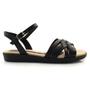 Imagem de Sandália Flat Feminina Piccadilly Preto 410035