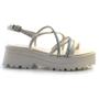 Imagem de Sandália Flat Feminina Ramarim Off White 24-38203