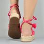 Imagem de Sandália Flatform Amarrada Pink Feminina