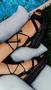 Imagem de Sandália Flatform Corda Amarração Comforto Jhenn