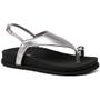 Imagem de Sandália Flatform Feminina Toe Ring Prata Akazzo 4036PB-15