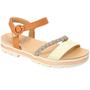 Imagem de Sandália Flatform Feminino Conforto Brilho Modare 7132.144