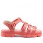 Imagem de Sandália Flatform Moleca Elegance Feminino 5475102 9569 Coral