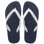 Imagem de Sandália Havaianas 6 pares Color Mix Azul Escuro e Branco 45/46