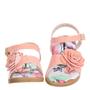 Imagem de Sandália Infantil Feminina Love Calçado Florzinha Baby Rosa Claro