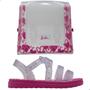 Imagem de Sandália Infantil Grendene Kids Barbie Sweet Bag Rosa/Vidro Glitter