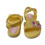 Imagem de Sandália infantil menina amarelo/borboleta. Melky calçados.