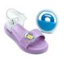 Imagem de Sandália Infantil Menina World Colors Manu Led - Roxo