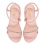 Imagem de Sandália Kidy Flatform Infantil Rosa Com Strass