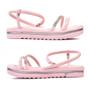 Imagem de Sandália Kidy Flatform Infantil Rosa Com Strass