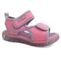 Imagem de Sandalia Klin Infantil Papete Light de Tecido 229012 Rosa Doce