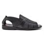 Imagem de Sandalia Masculina Couro Granado Extra Conforto - Preto