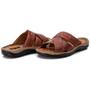 Sandália Masculina Couro Tira Larga Dia a Dia Conforto - Ranster Imagem de Sandália Masculina Couro Tira Larga Dia a Dia Conforto