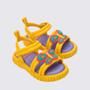 Imagem de Sandalia Mini Melissa Create + Play Doh Baby Amarelo Roxo