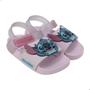 Imagem de Sandália Mini Melissa Flowing Sandal + Stitch Rosa