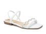 Imagem de Sandalia Mississipi Rasteira Com Pedraria Q9152 Branco