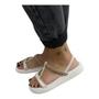 Imagem de Sandalia Moleca 5469.118 Flat Salto Papete Flatform Elastico Feminino